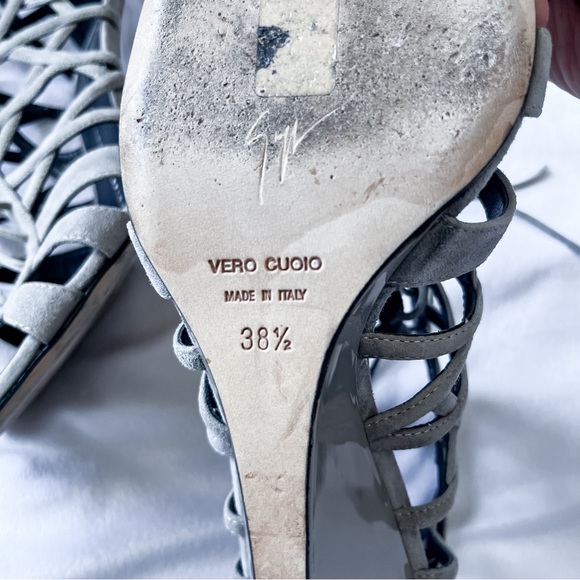 Giuseppe Zanotti - Sandals Wedge Heels (Size: 8.5) - Picture 4 of 5